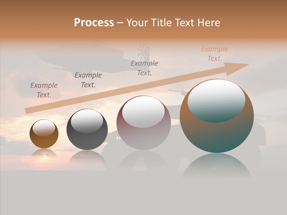 Helicopter Convoy Libya PowerPoint Template