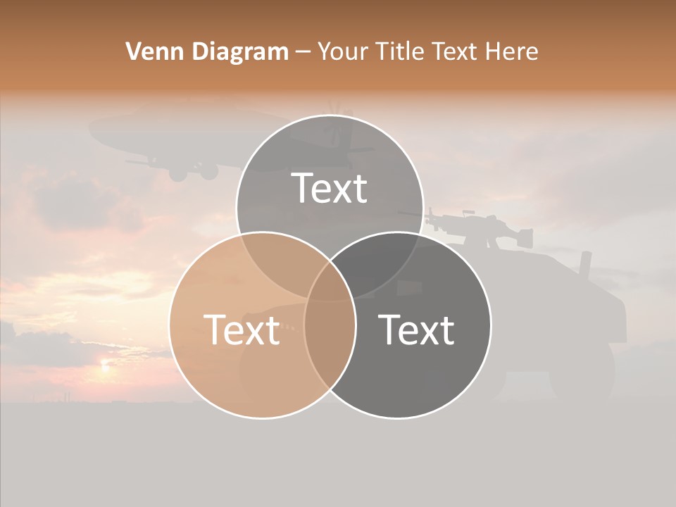 Helicopter Convoy Libya PowerPoint Template