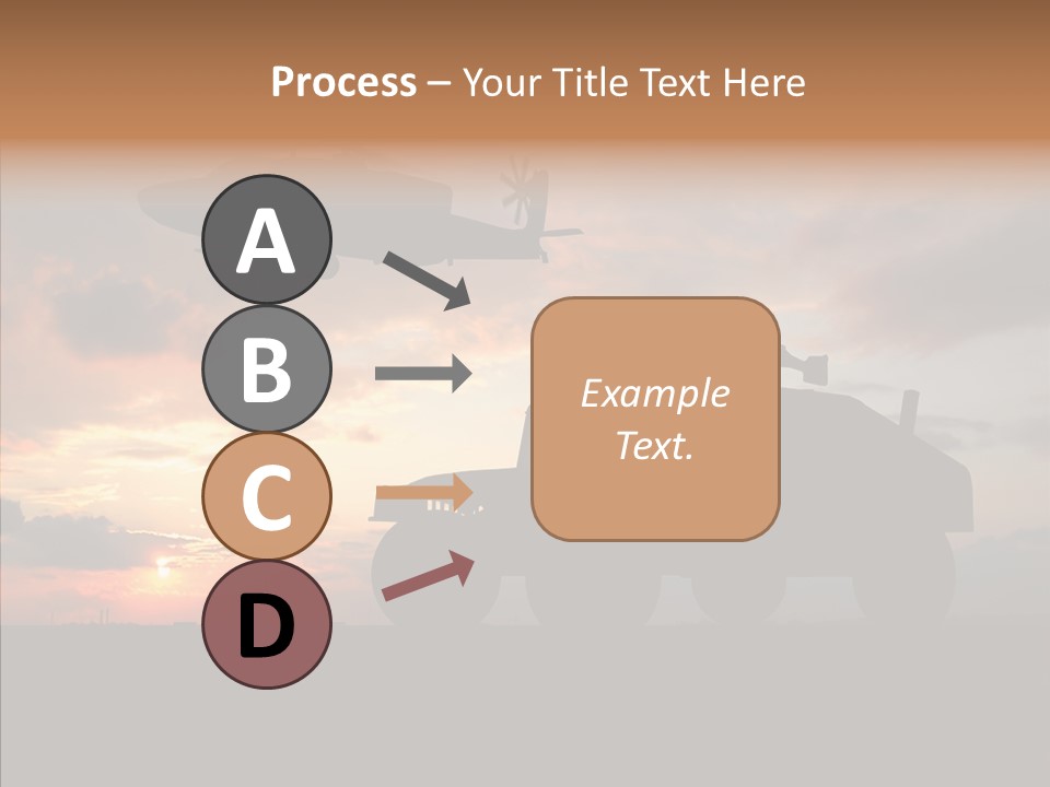 Helicopter Convoy Libya PowerPoint Template