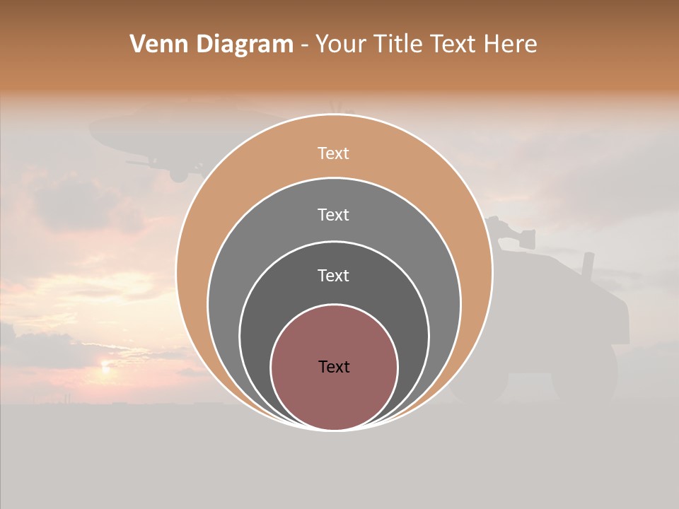Helicopter Convoy Libya PowerPoint Template