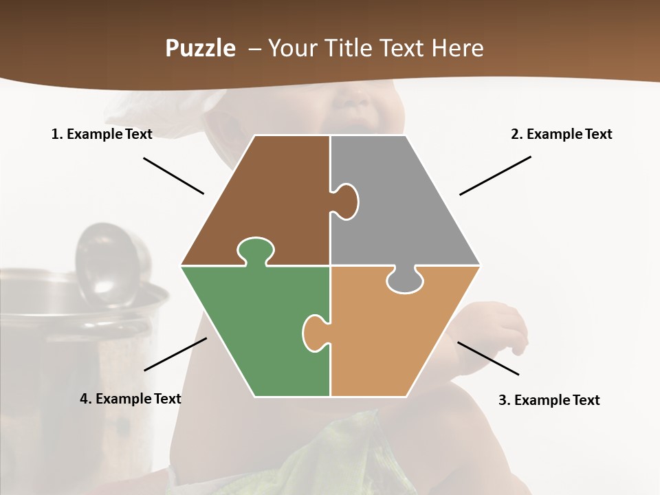 Cute Isolated Cooking PowerPoint Template