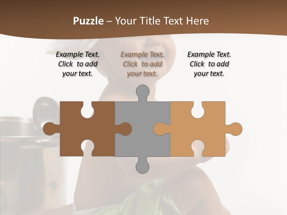 Cute Isolated Cooking PowerPoint Template