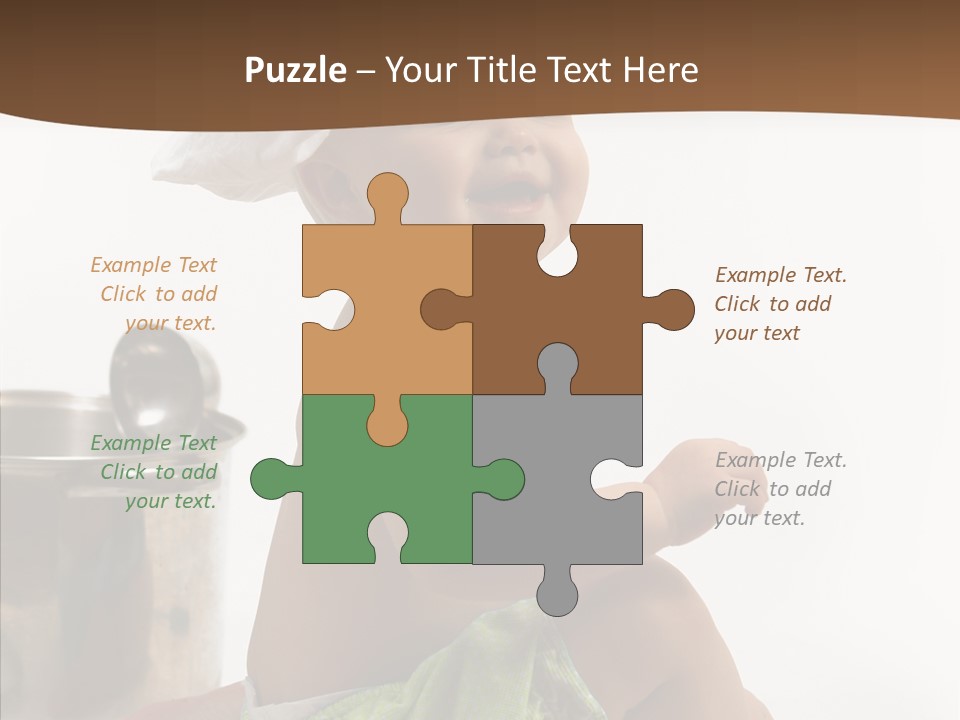 Cute Isolated Cooking PowerPoint Template