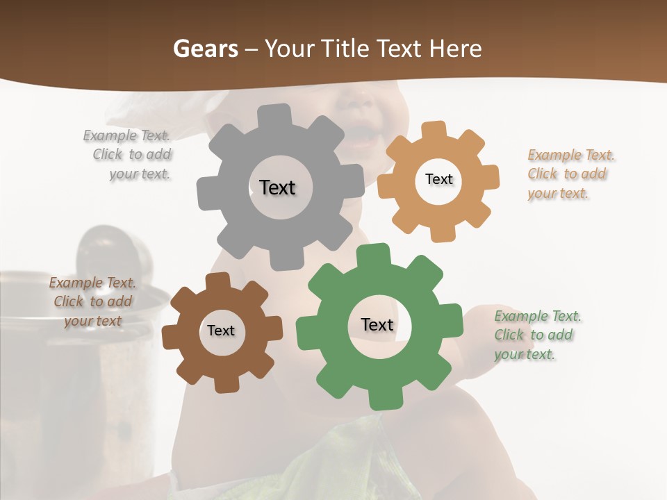 Cute Isolated Cooking PowerPoint Template