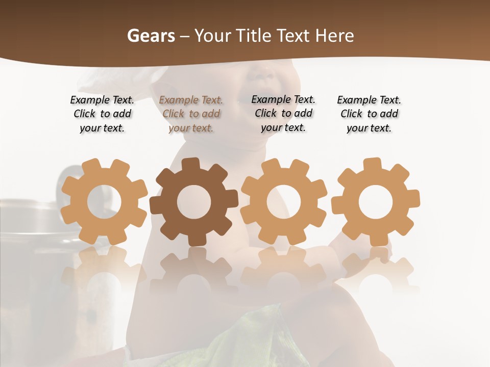 Cute Isolated Cooking PowerPoint Template