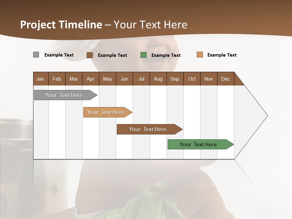 Cute Isolated Cooking PowerPoint Template