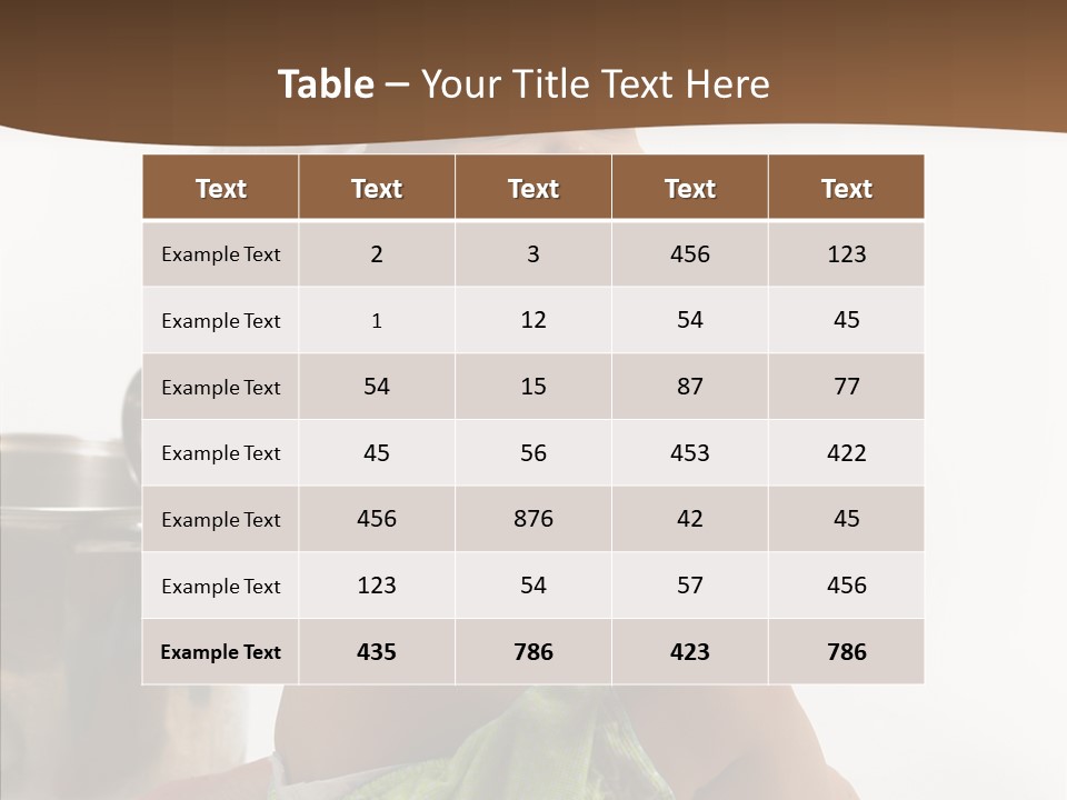 Cute Isolated Cooking PowerPoint Template