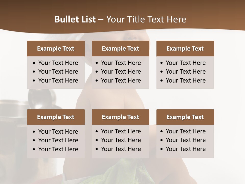 Cute Isolated Cooking PowerPoint Template