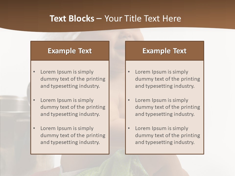 Cute Isolated Cooking PowerPoint Template