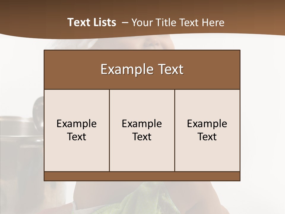 Cute Isolated Cooking PowerPoint Template