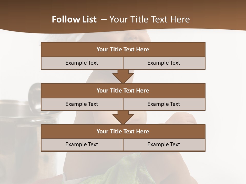 Cute Isolated Cooking PowerPoint Template
