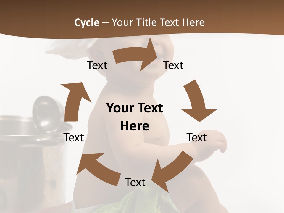 Cute Isolated Cooking PowerPoint Template