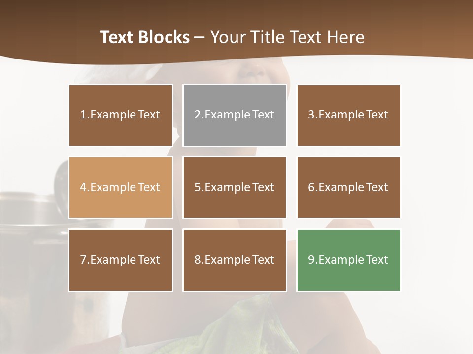 Cute Isolated Cooking PowerPoint Template