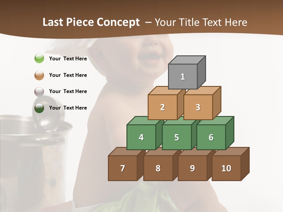 Cute Isolated Cooking PowerPoint Template