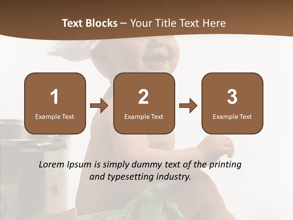 Cute Isolated Cooking PowerPoint Template