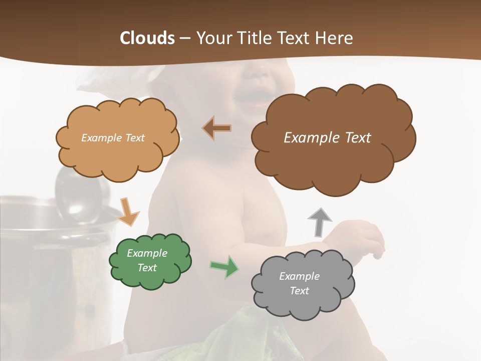 Cute Isolated Cooking PowerPoint Template