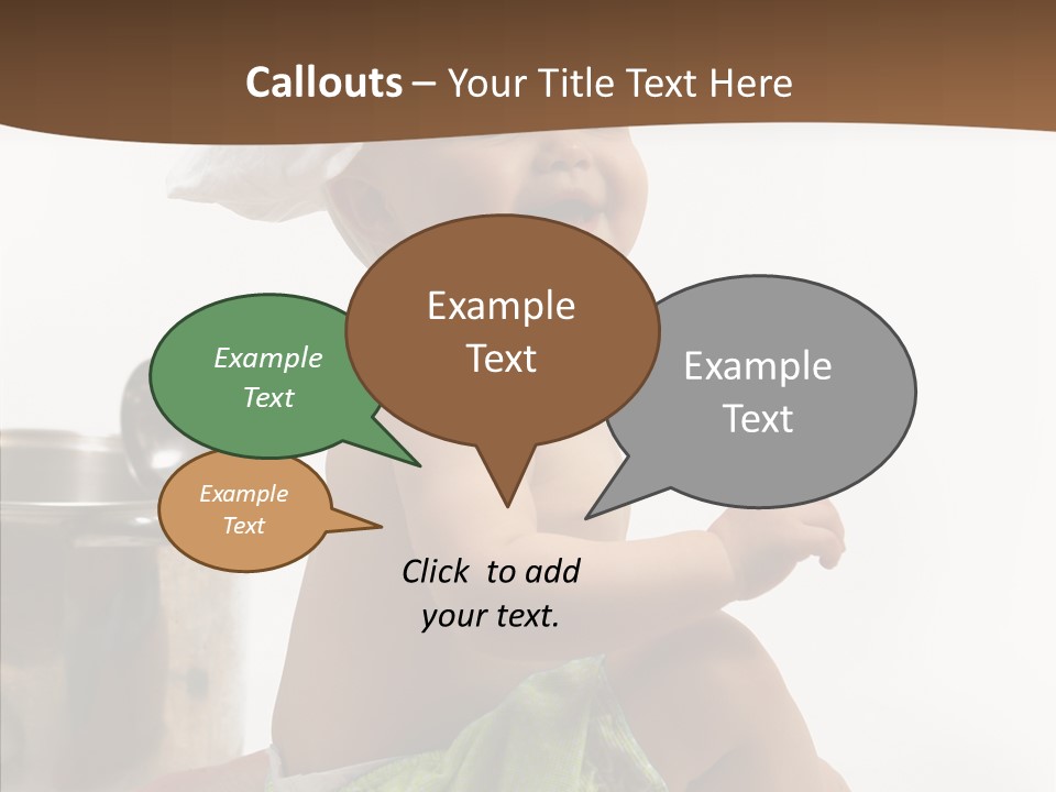 Cute Isolated Cooking PowerPoint Template