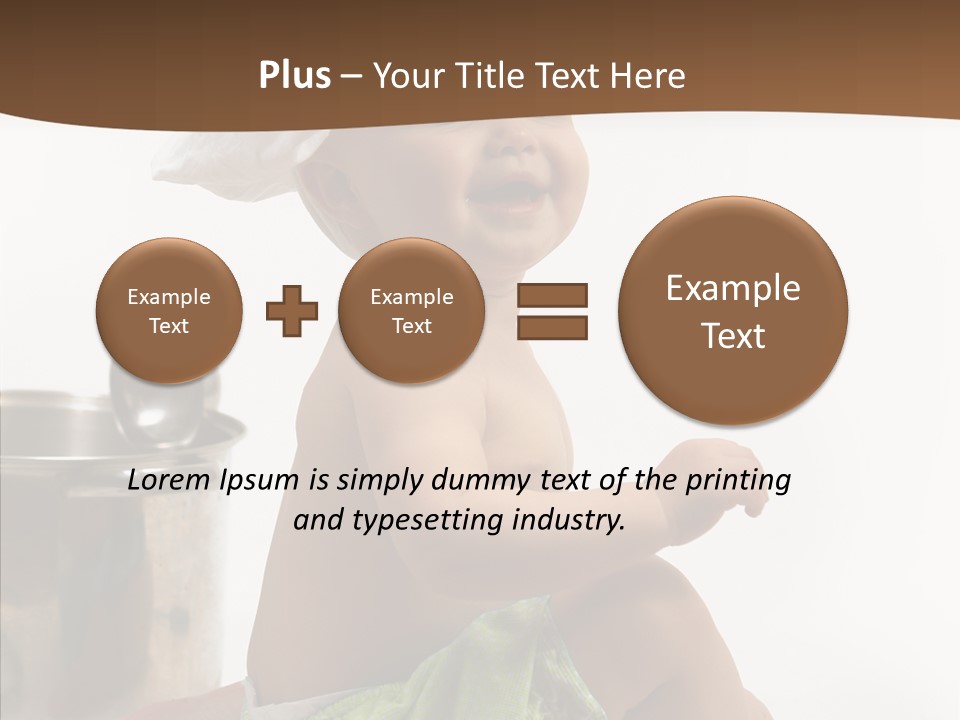 Cute Isolated Cooking PowerPoint Template