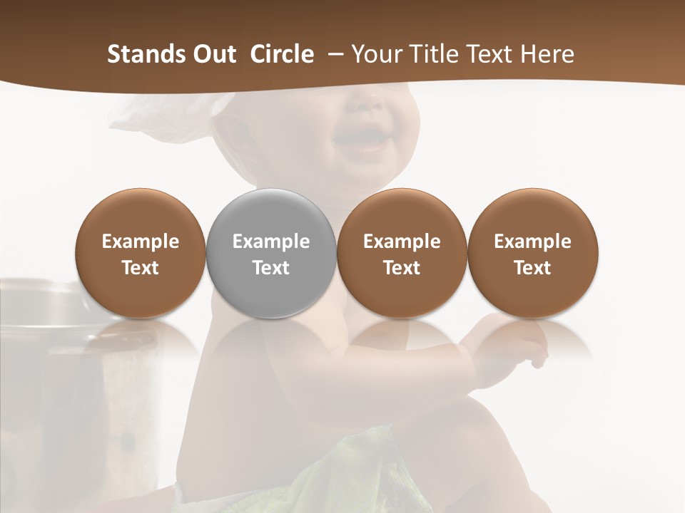 Cute Isolated Cooking PowerPoint Template