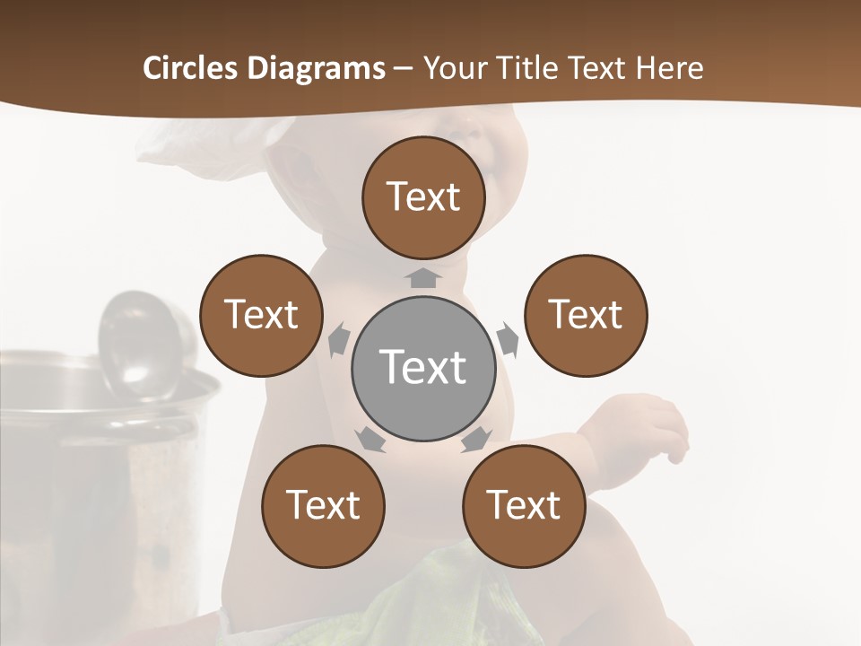 Cute Isolated Cooking PowerPoint Template