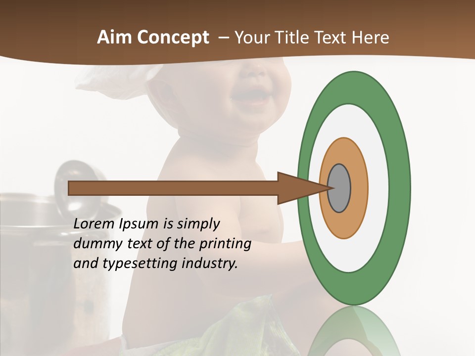 Cute Isolated Cooking PowerPoint Template