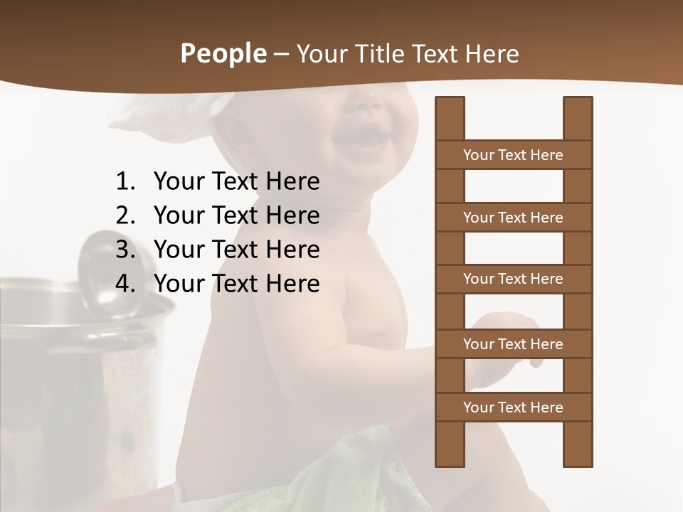 Cute Isolated Cooking PowerPoint Template