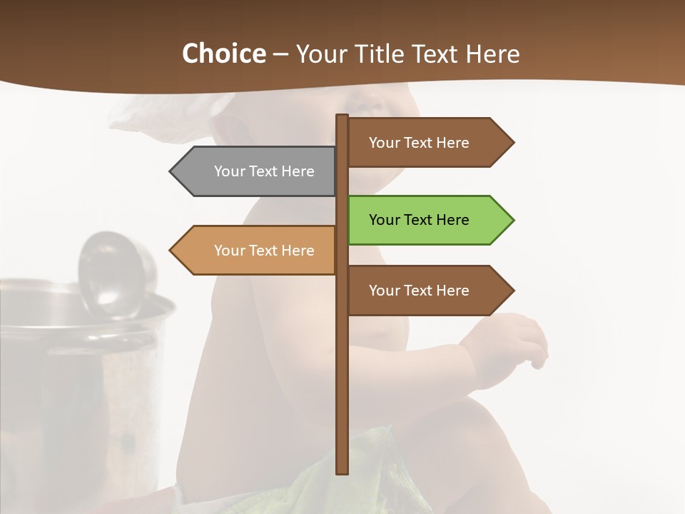 Cute Isolated Cooking PowerPoint Template