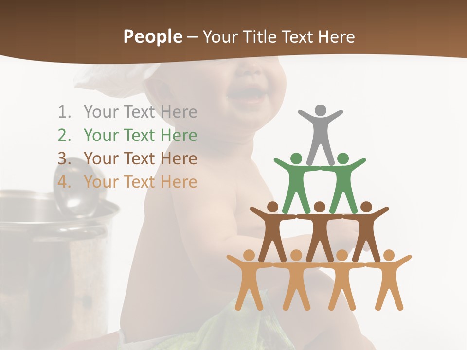 Cute Isolated Cooking PowerPoint Template