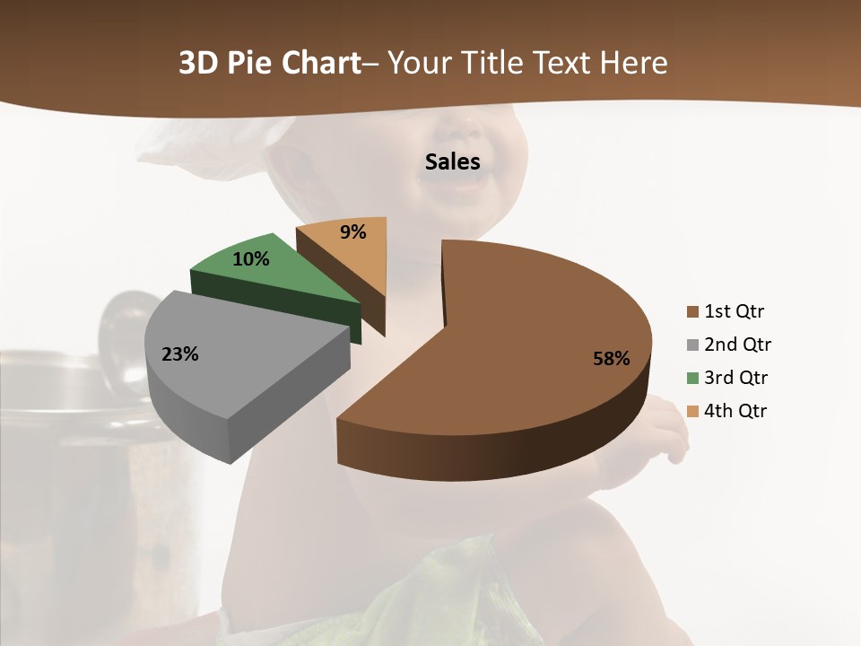 Cute Isolated Cooking PowerPoint Template