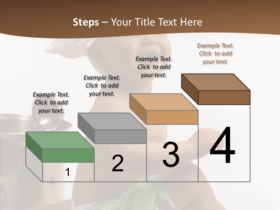 Cute Isolated Cooking PowerPoint Template