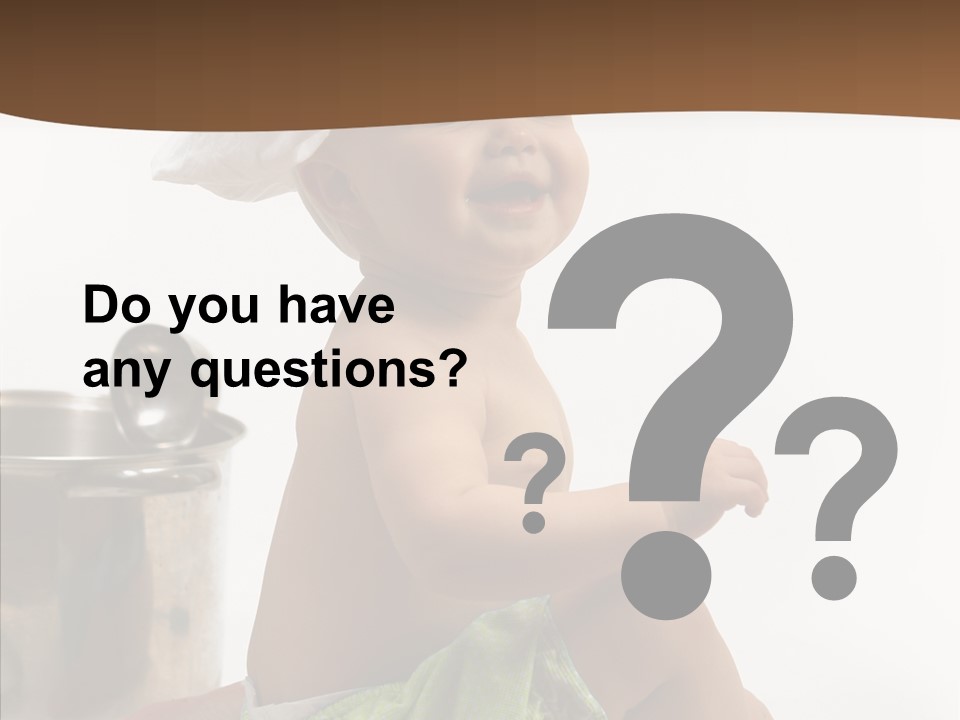 Cute Isolated Cooking PowerPoint Template