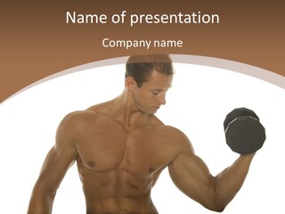 Abs Healthy Workout PowerPoint Template
