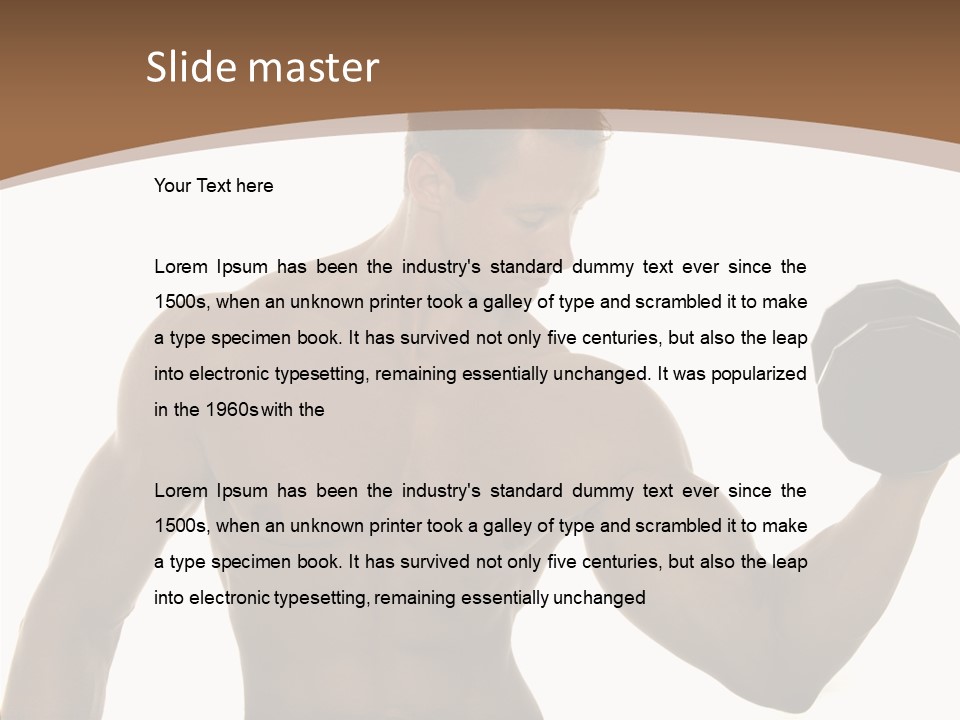 Abs Healthy Workout PowerPoint Template