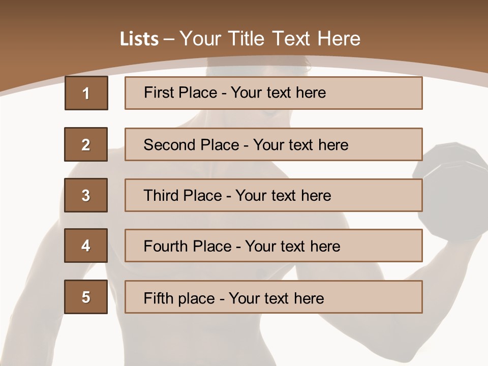 Abs Healthy Workout PowerPoint Template