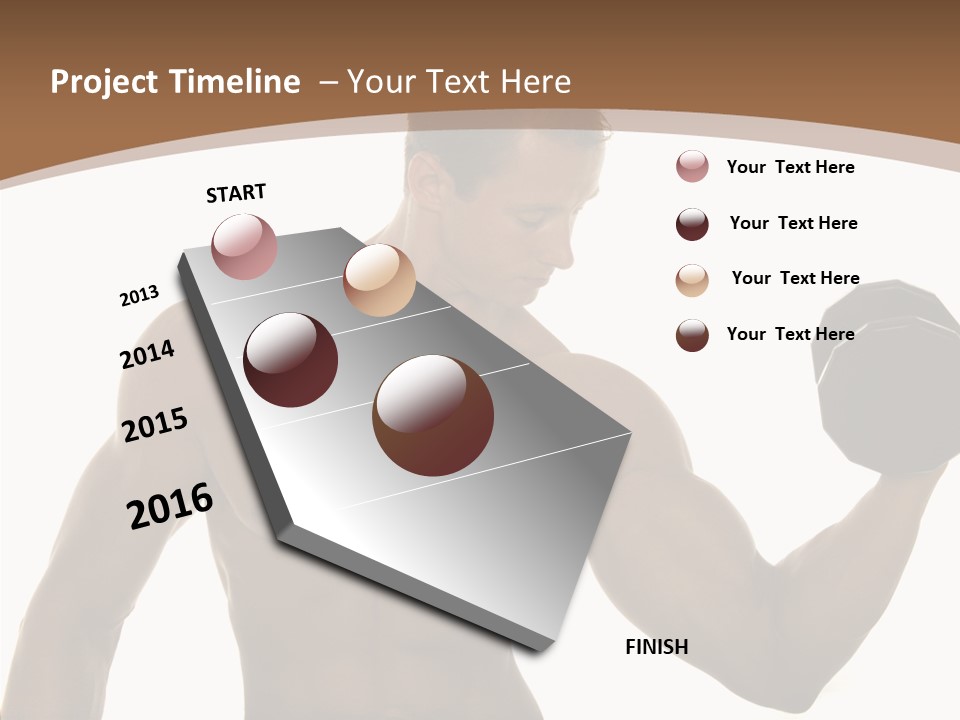 Abs Healthy Workout PowerPoint Template
