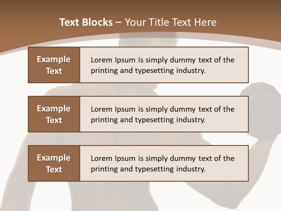 Abs Healthy Workout PowerPoint Template