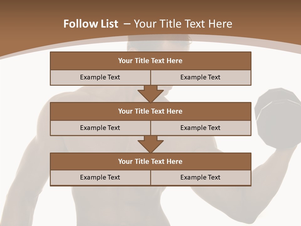 Abs Healthy Workout PowerPoint Template