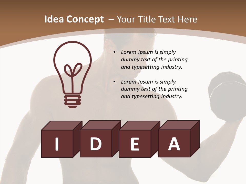 Abs Healthy Workout PowerPoint Template