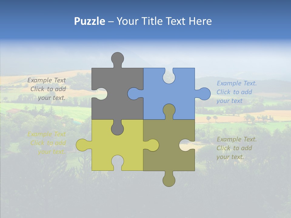 Travel Agricultural French PowerPoint Template