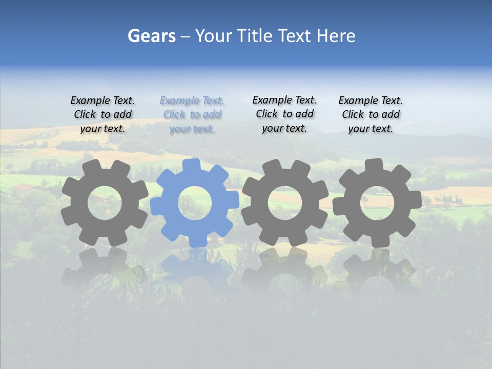 Travel Agricultural French PowerPoint Template