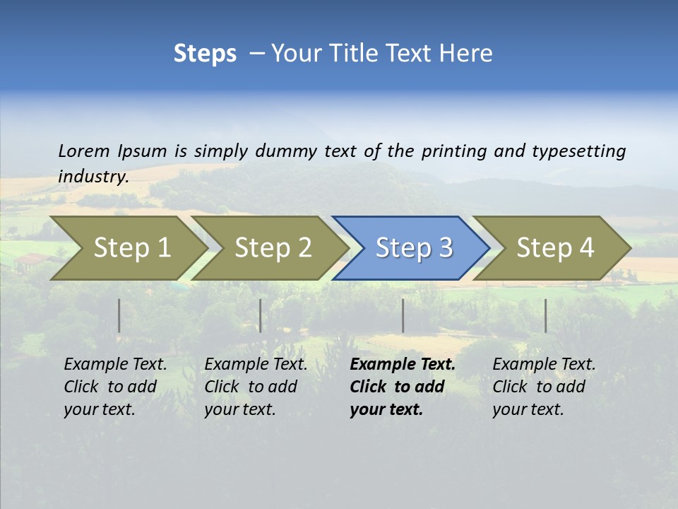 Travel Agricultural French PowerPoint Template