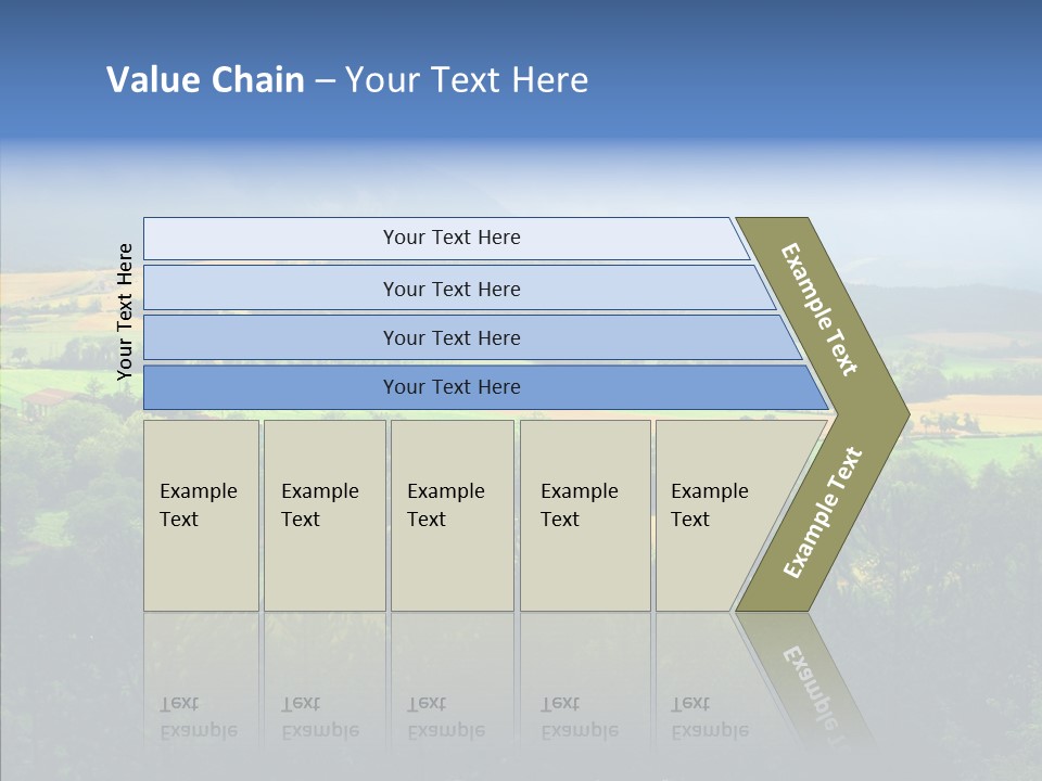 Travel Agricultural French PowerPoint Template