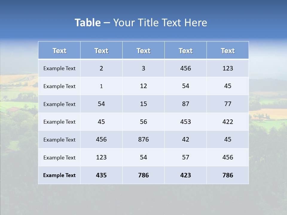 Travel Agricultural French PowerPoint Template