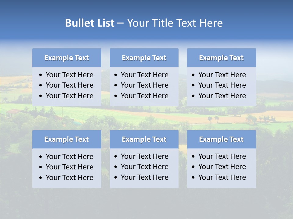 Travel Agricultural French PowerPoint Template