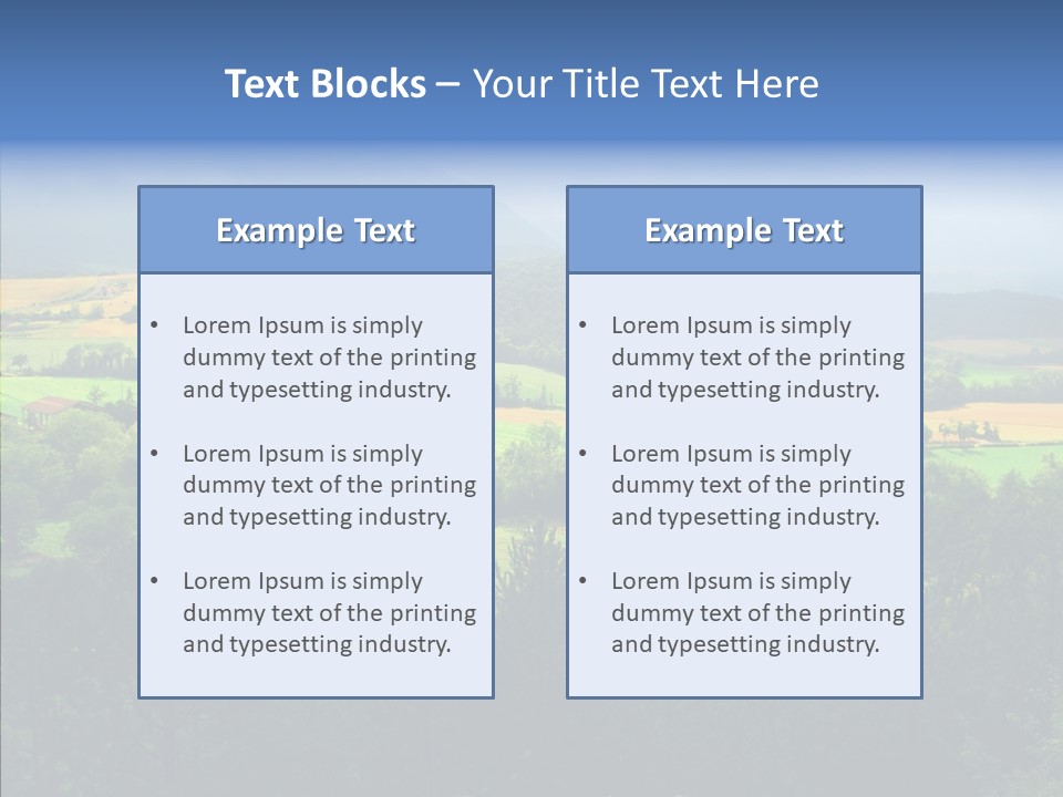 Travel Agricultural French PowerPoint Template