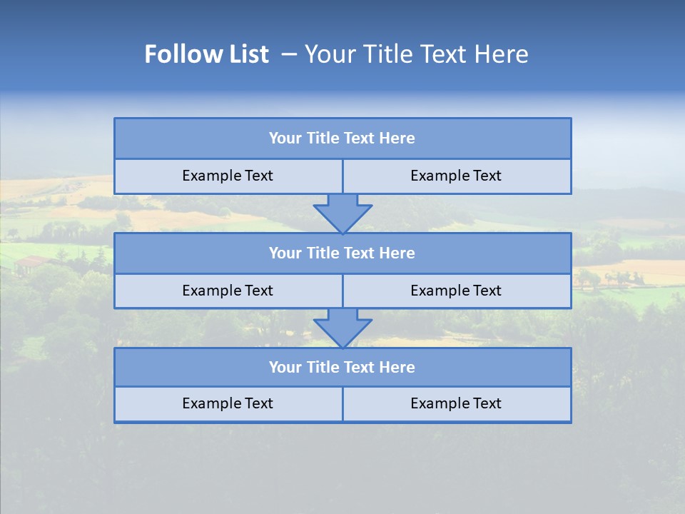 Travel Agricultural French PowerPoint Template
