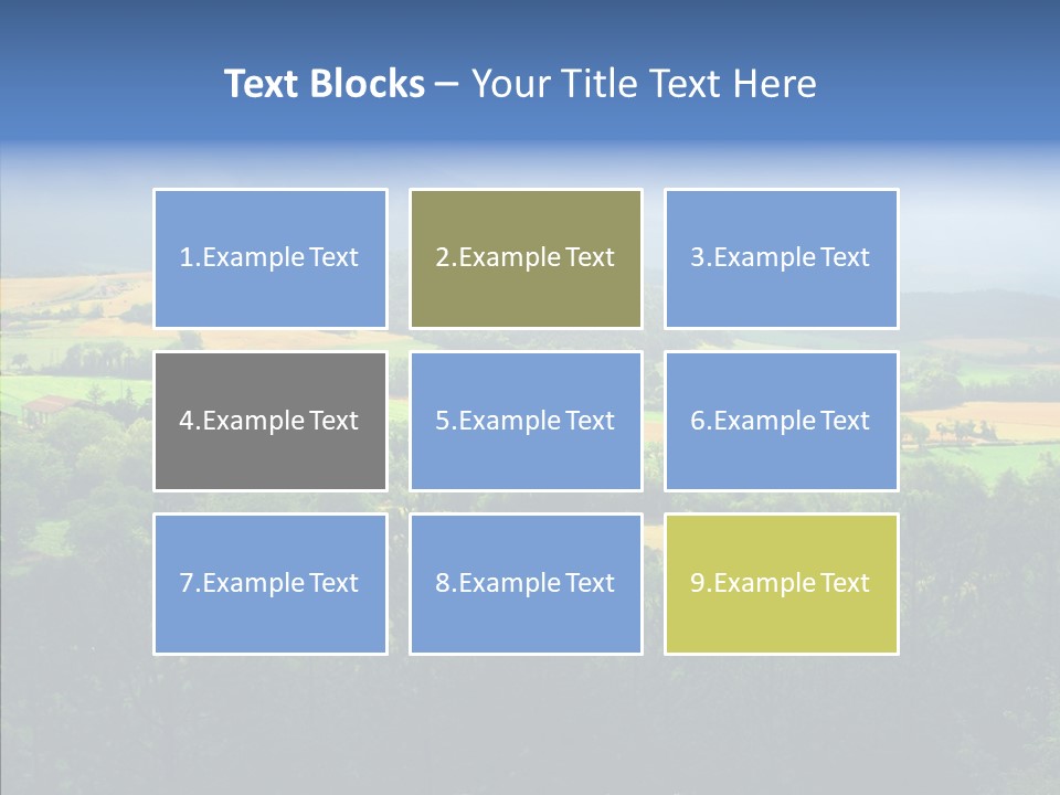 Travel Agricultural French PowerPoint Template