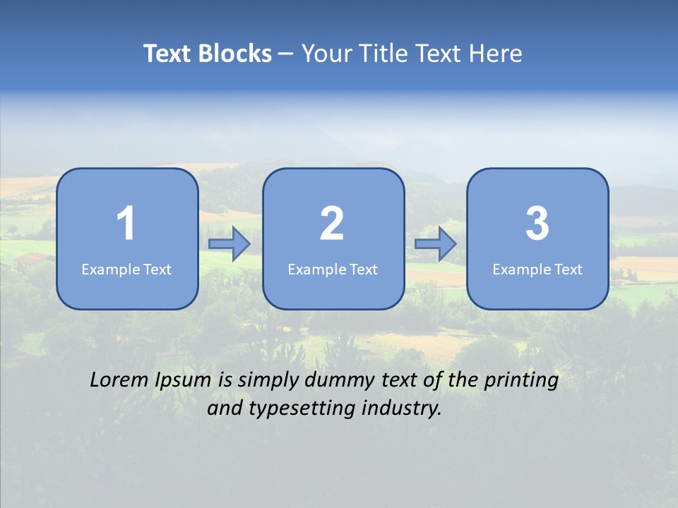 Travel Agricultural French PowerPoint Template