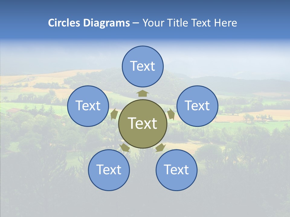 Travel Agricultural French PowerPoint Template