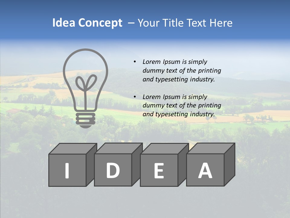 Travel Agricultural French PowerPoint Template